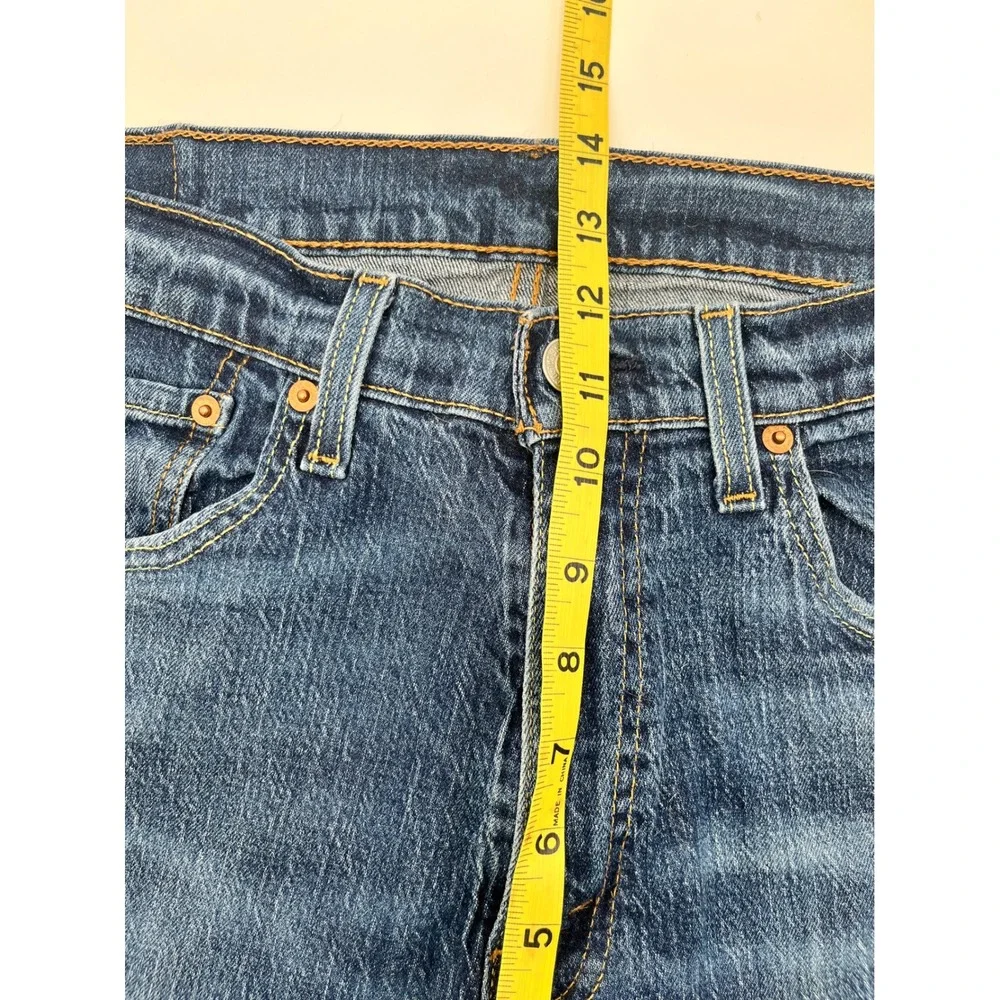 LEVIS 505 Regular Fit Jeans Mens 34x32 Blue Straight Leg Denim